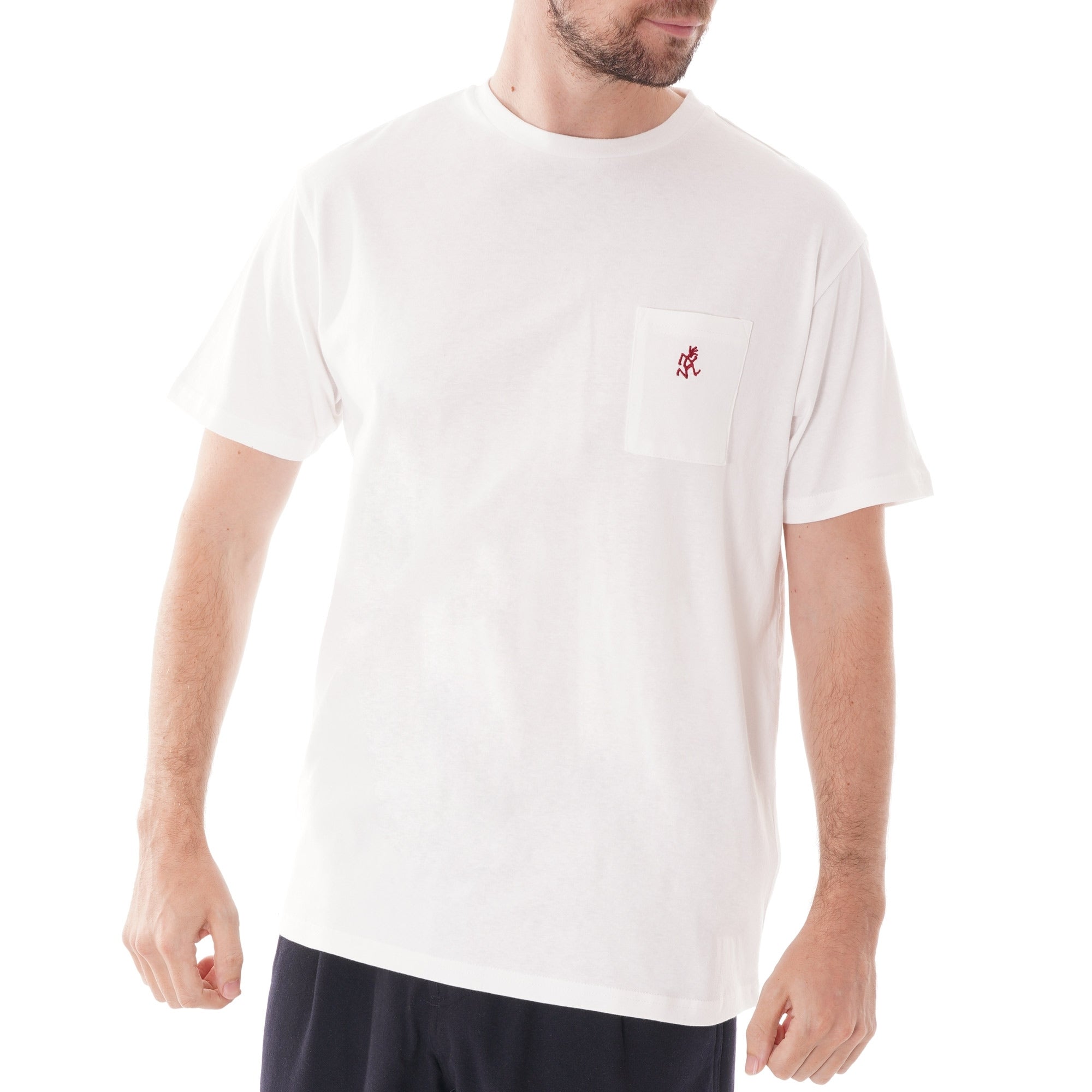 Gramicci Short sleeve One Point T-shirt - White