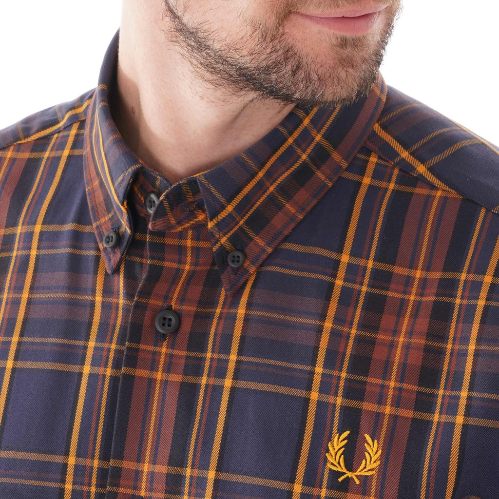 Fred Perry Winter shirt - Midnight Blue