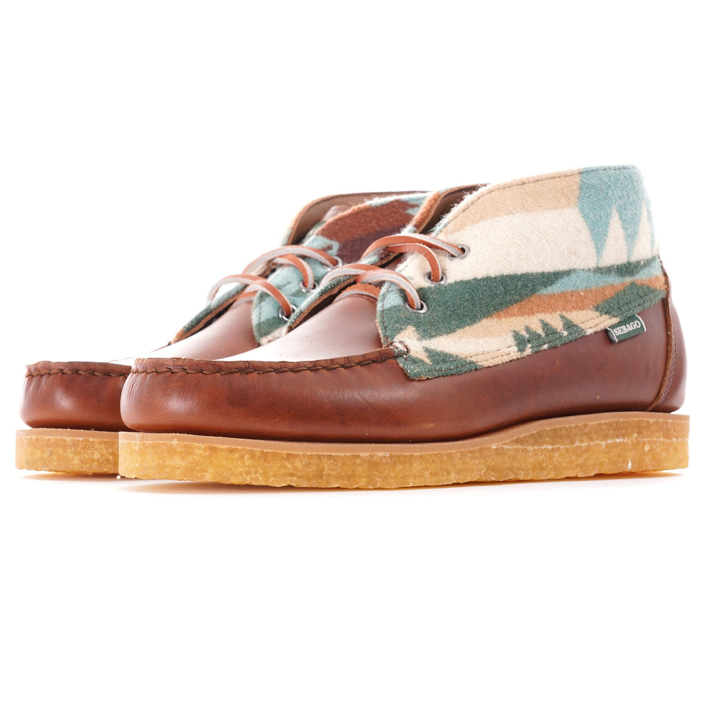 Sebago X Pendleton Tatanka Para Wool - Brown Cinnamon