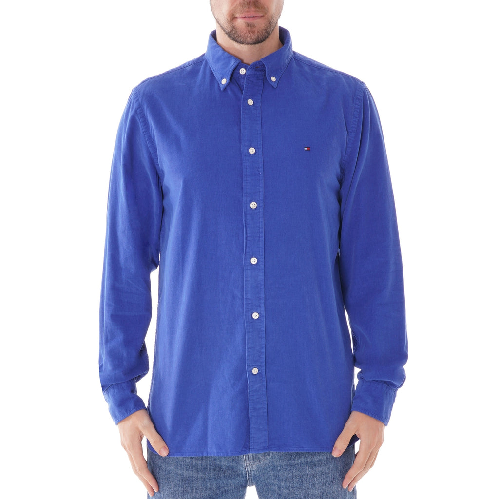 Tommy Hilfiger Dyed Cord Shirt - Surf