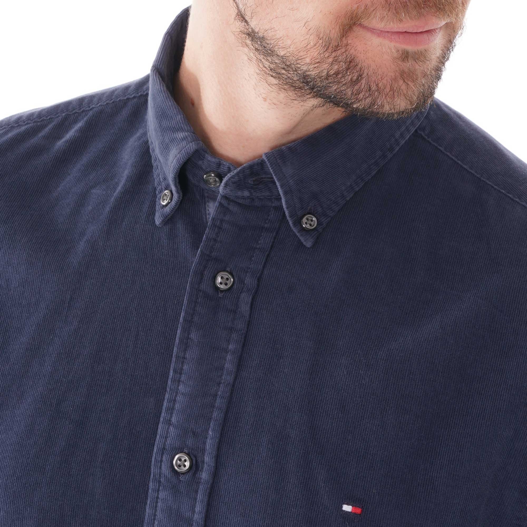Tommy Hilfiger Dyed Cord Shirt - Navy