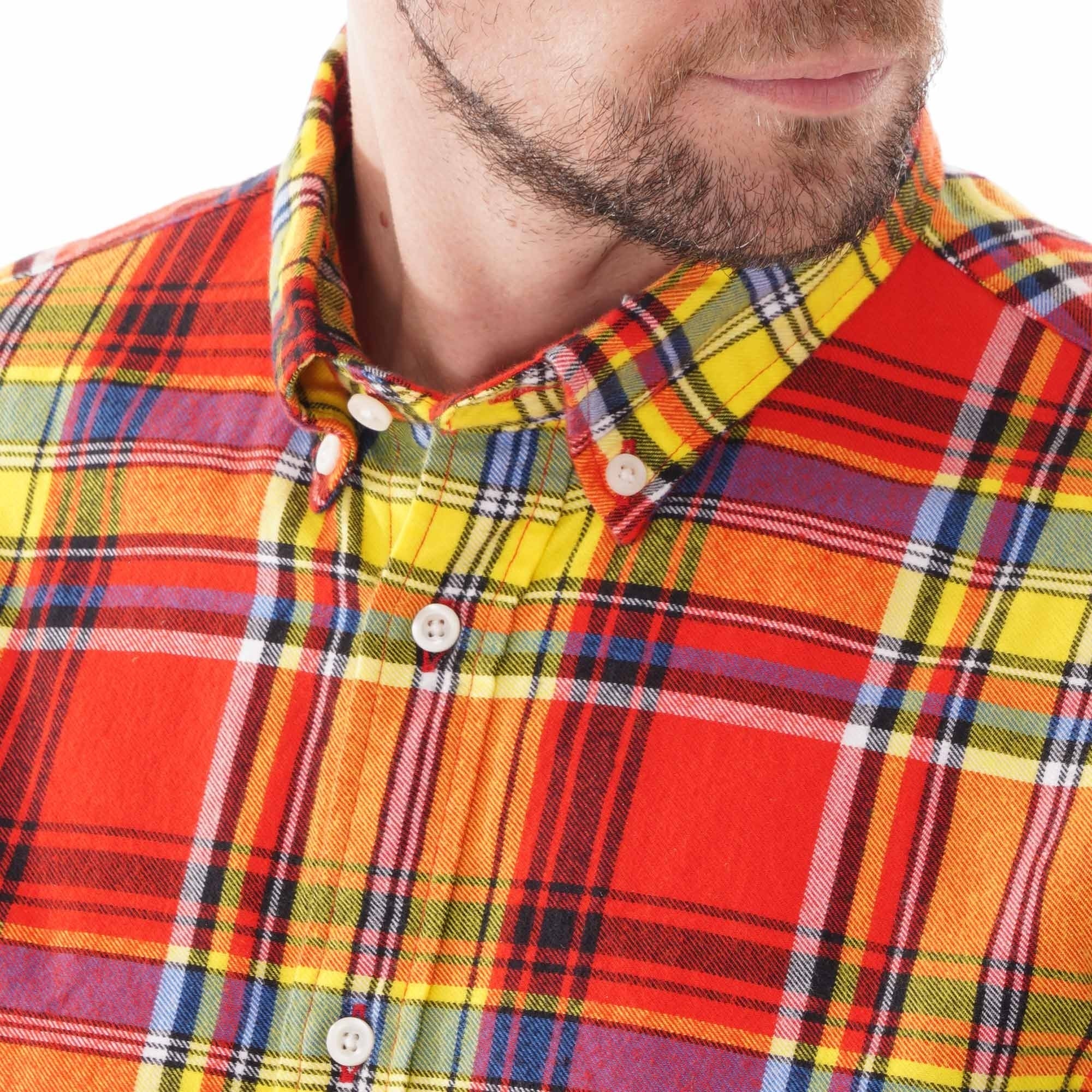 Tommy Hilfiger Check Flannel Shirt - Flame