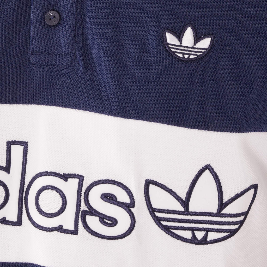 Adidas Originals Colour Block Stripe Tee - Navy