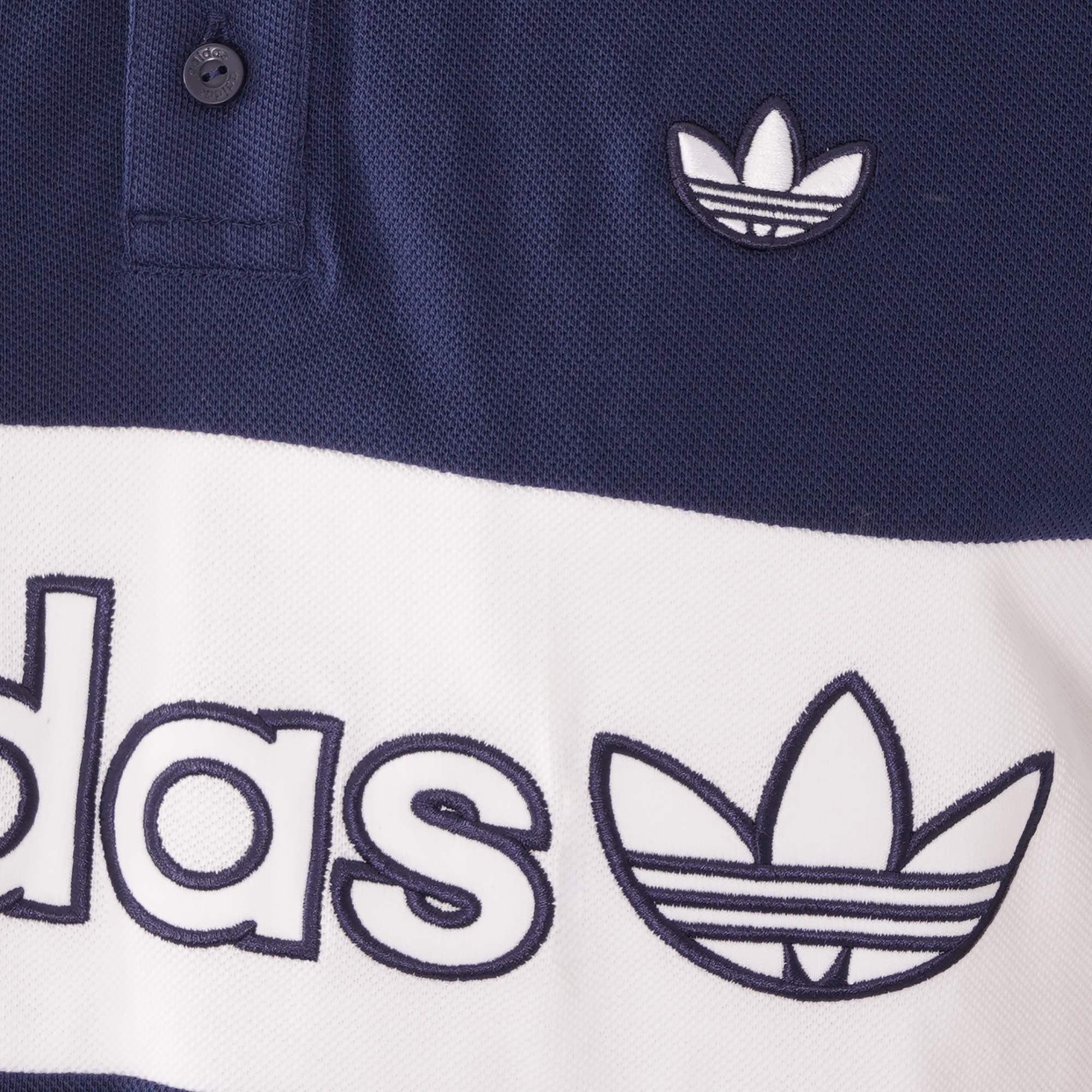 Adidas Originals Colour Block Stripe Tee - Navy