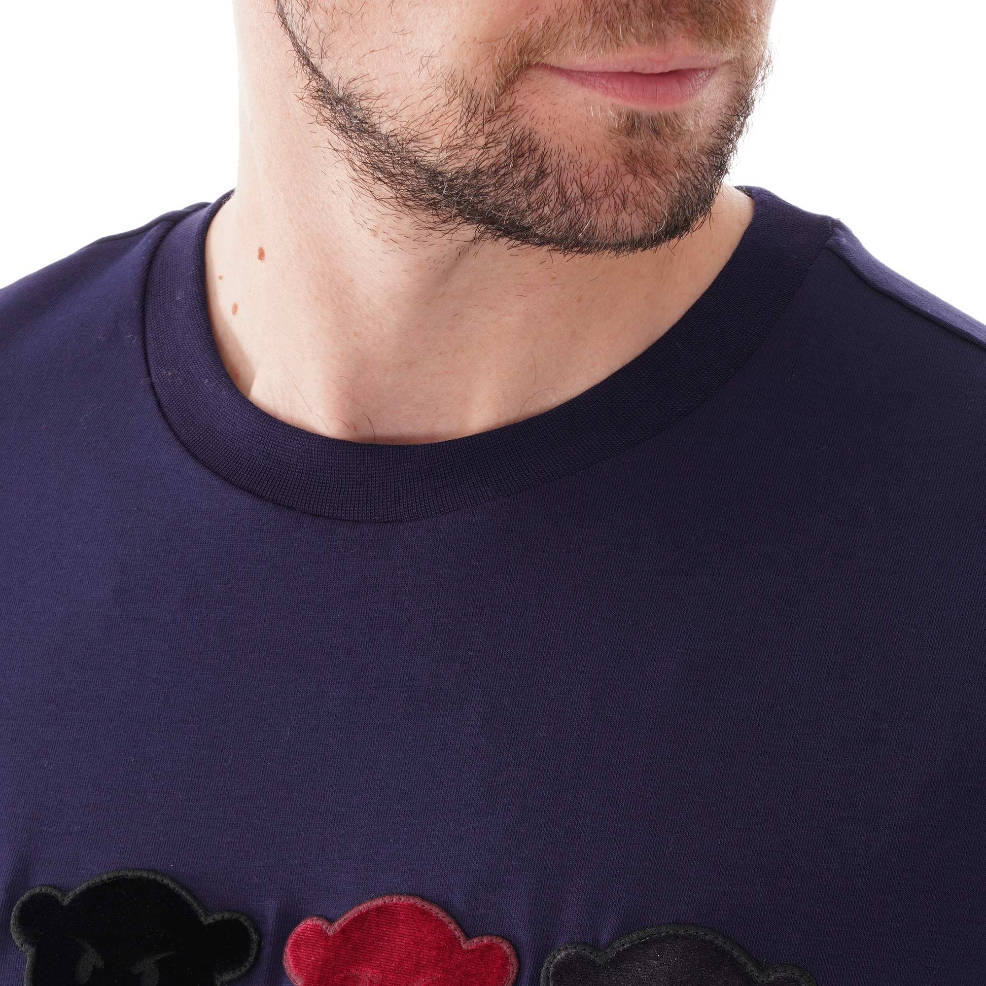 Emporio Armani Manga Bear T-Shirt - Blu