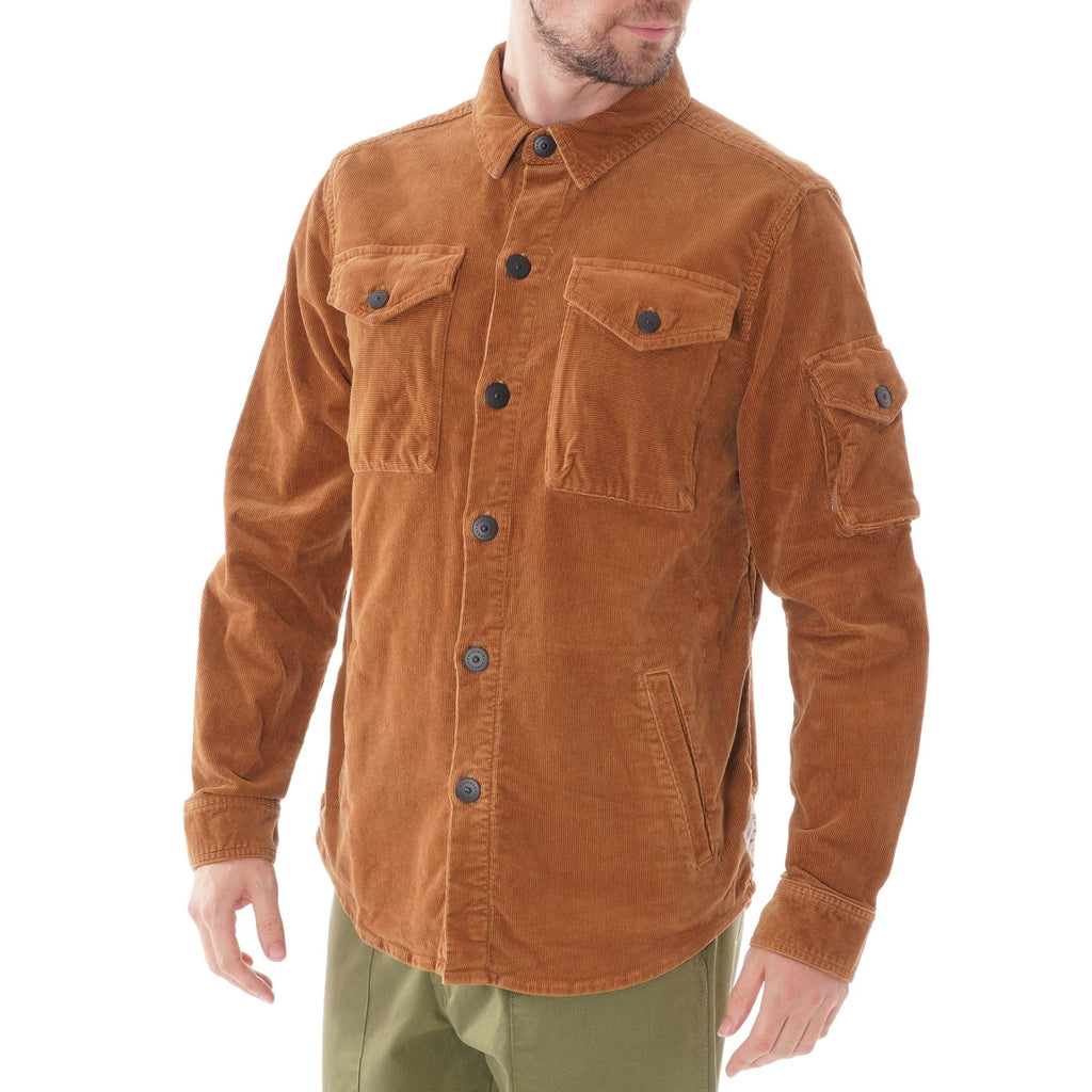 Barbour Beacon Askern Cord Overshirt - Honey