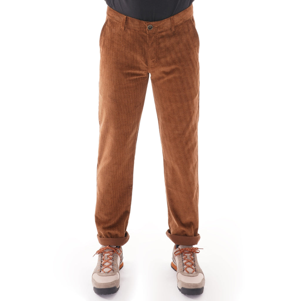 Naked and Famous Denim Velvet Chino Pants - Brown