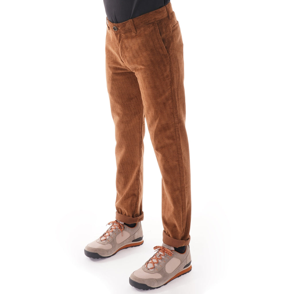 Naked and Famous Denim Velvet Chino Pants - Brown