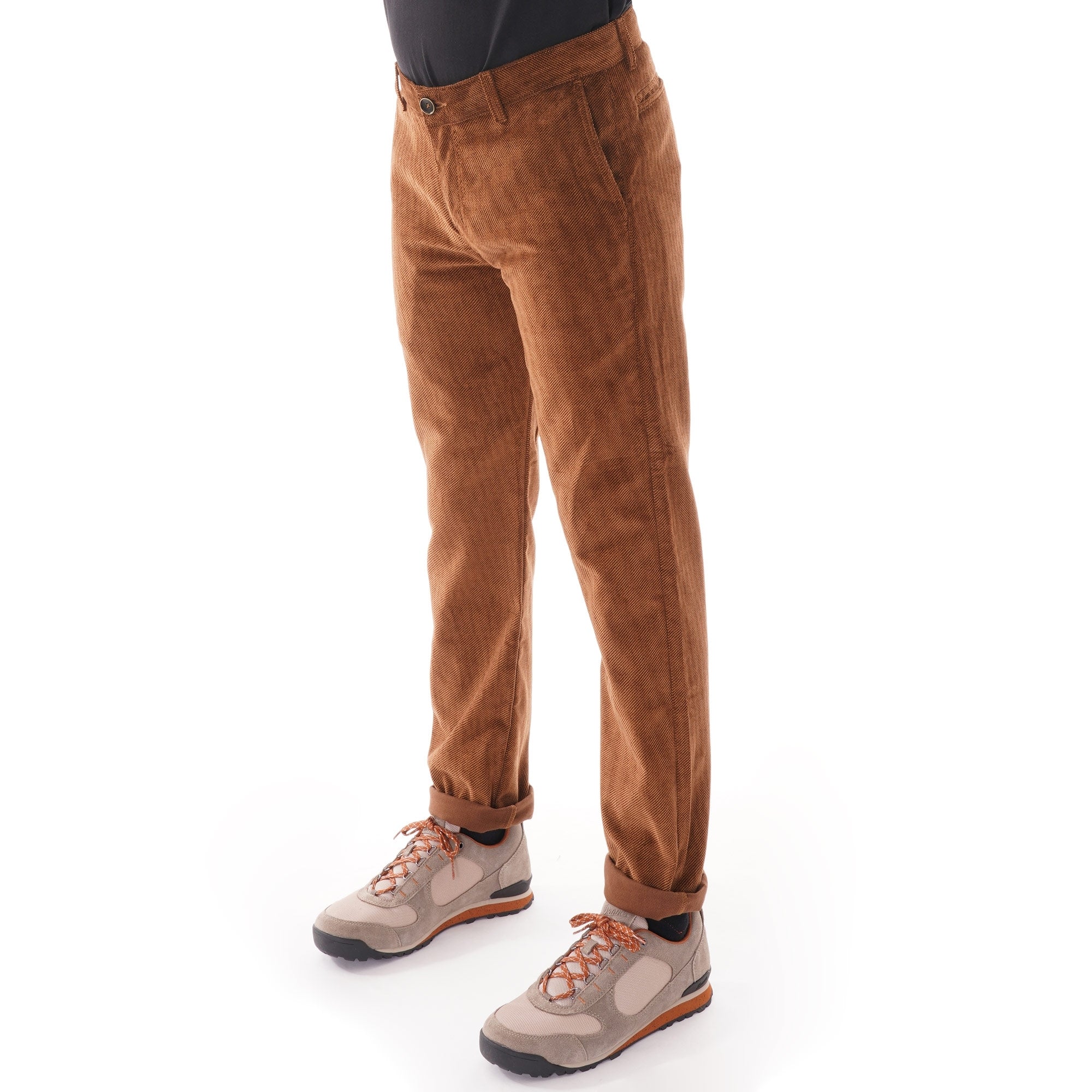 Naked and Famous Denim Velvet Chino Pants - Brown