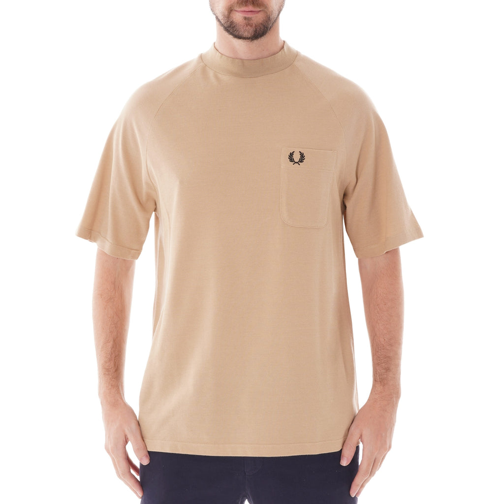 Fred Perry Reissues Two Tone Pique T-Shirt - Camel