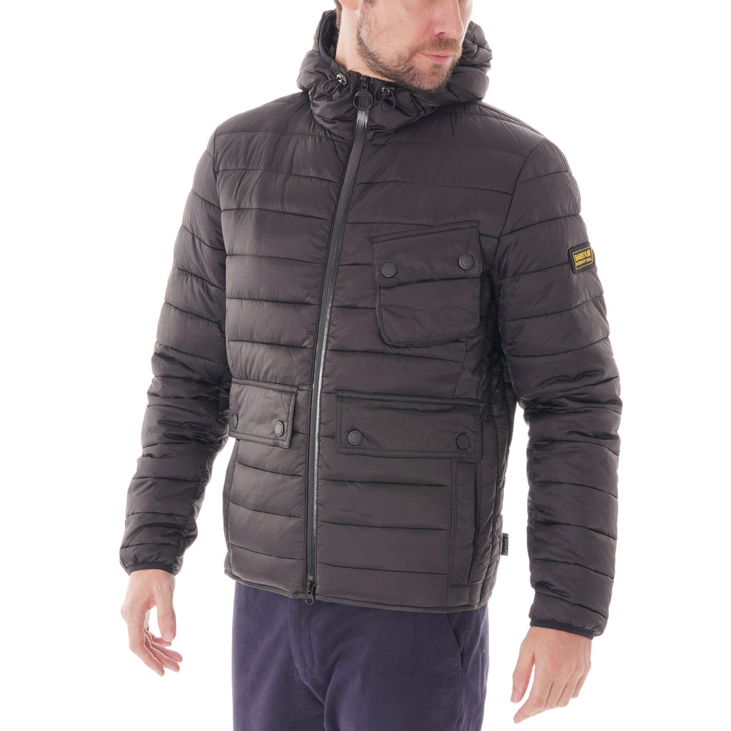 Barbour International Ouston Quilted Jacket - Black