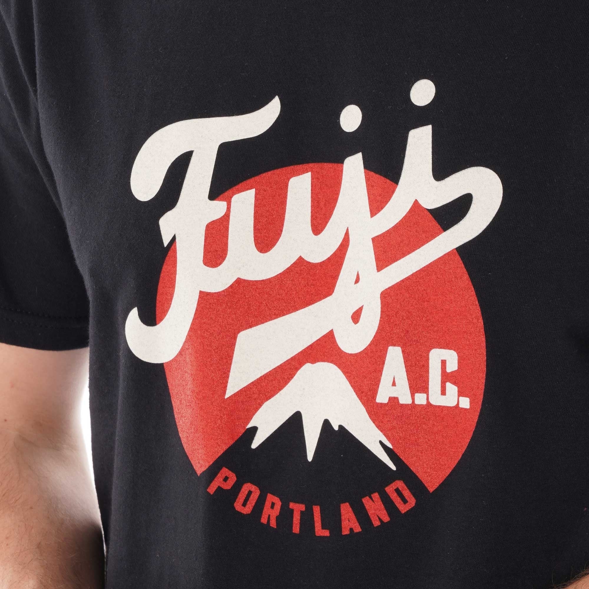 Ebbets Field Flannels Fuji Athletic Club T-Shirt - Black
