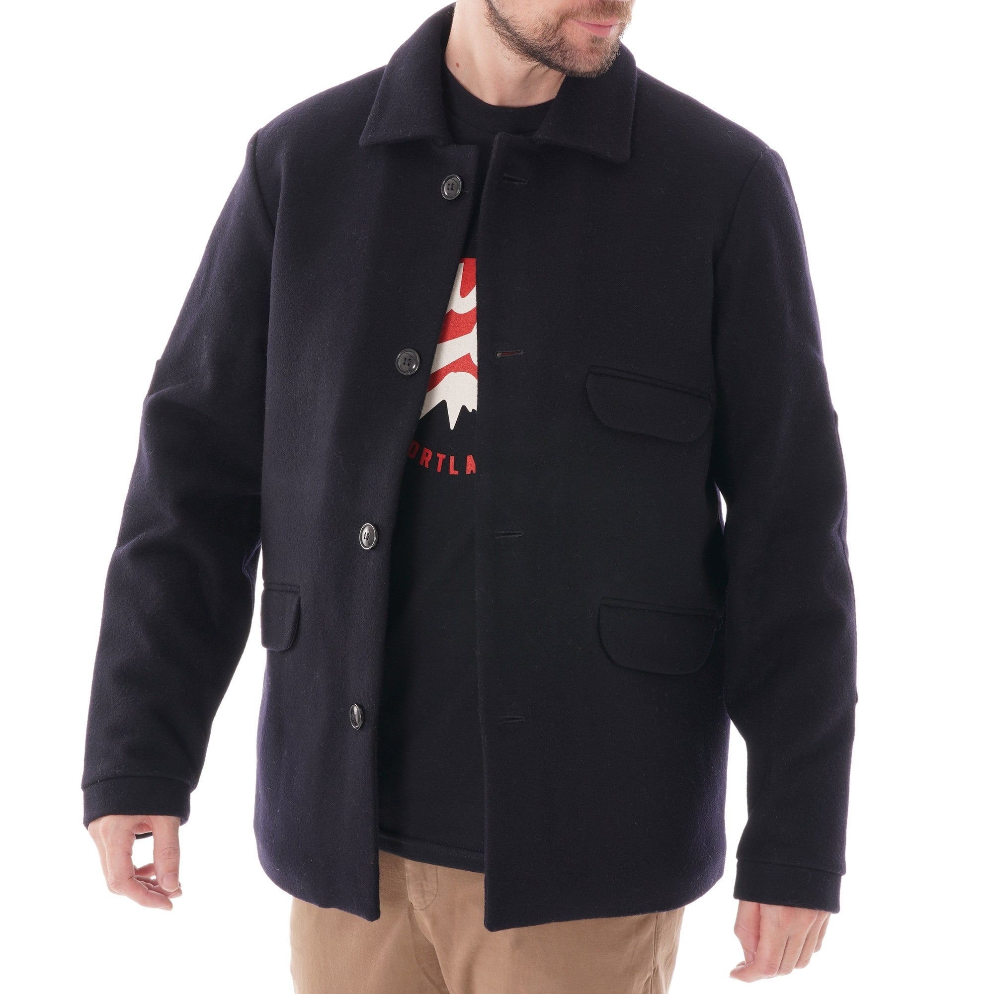 Homecore Vancouver Double Melt Jacket - Navy