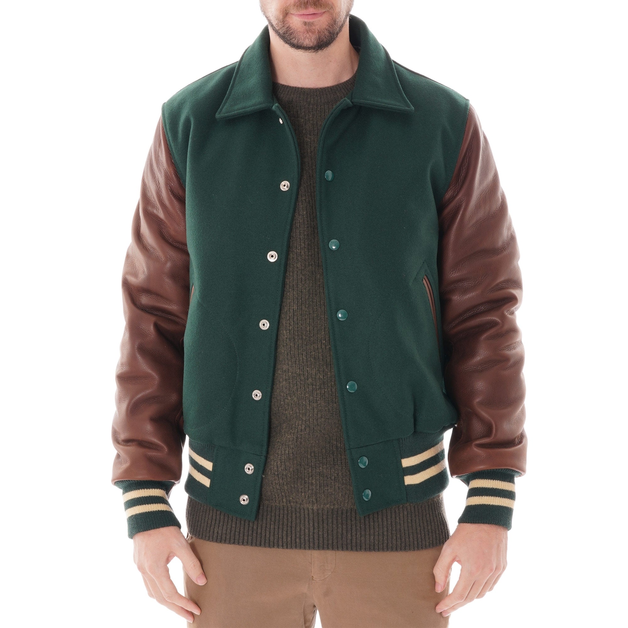 Golden Bear Varsity Jacket - Forest