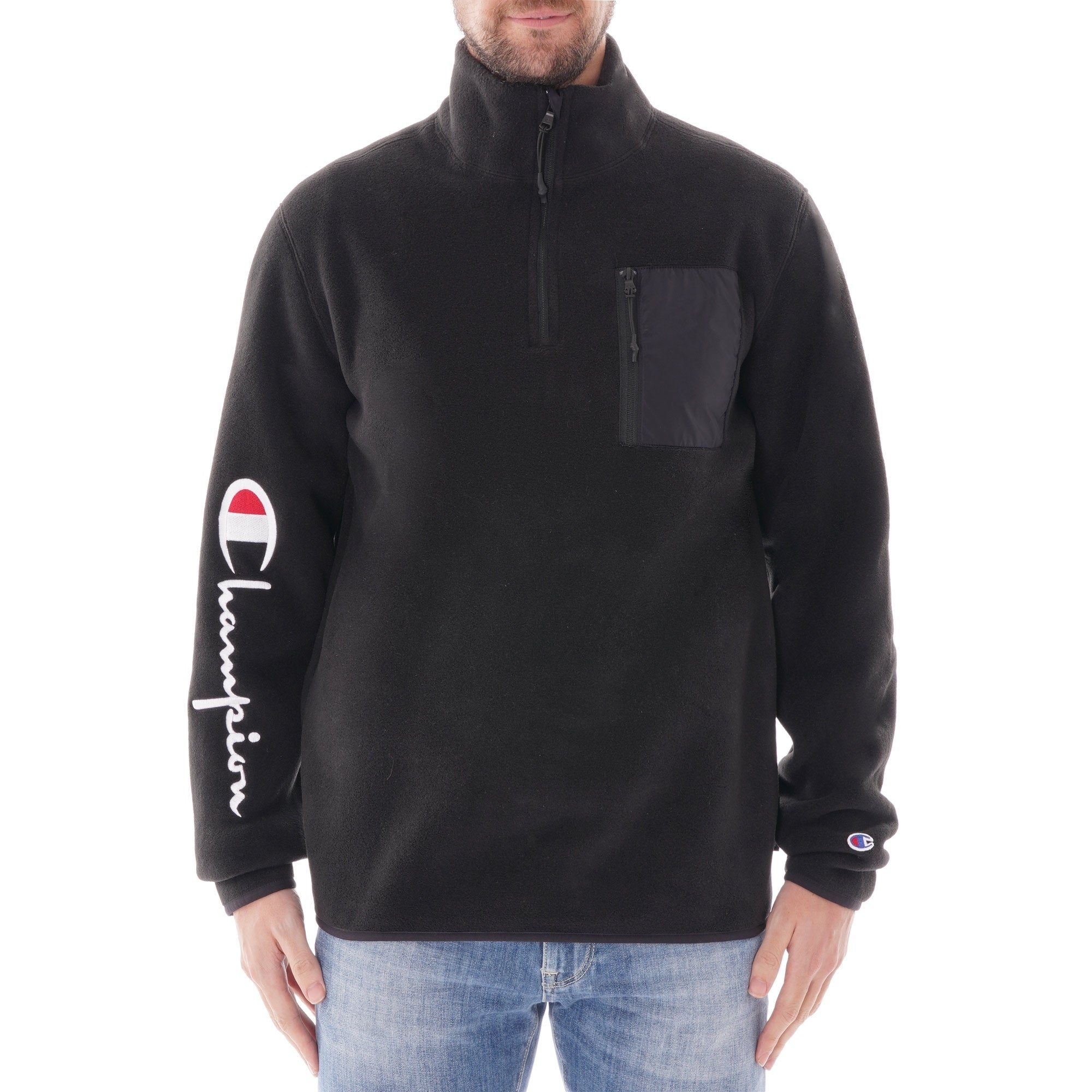 Champion Zip Fleece - Black