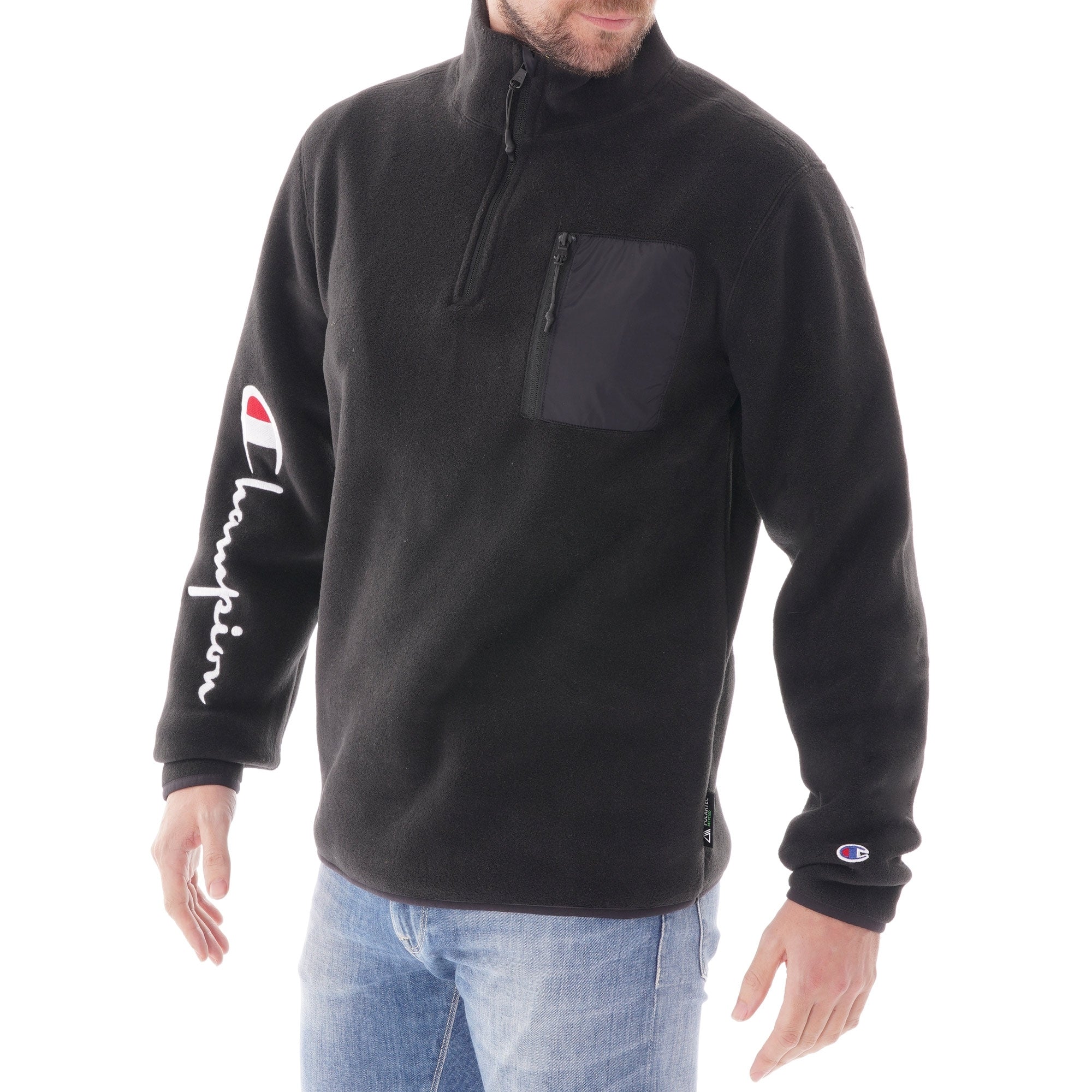 Champion Zip Fleece - Black