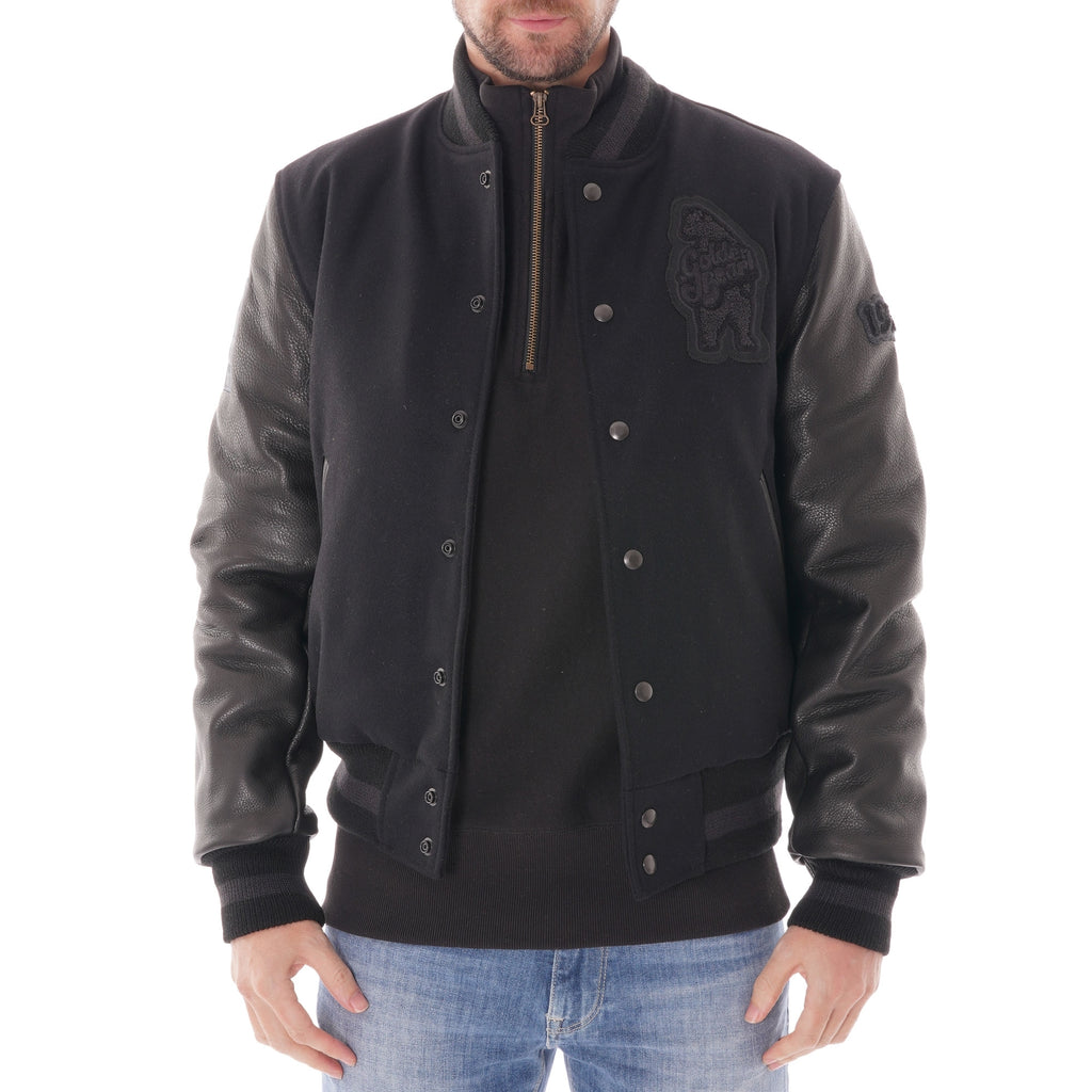 Golden Bear Varsity Jacket - Black