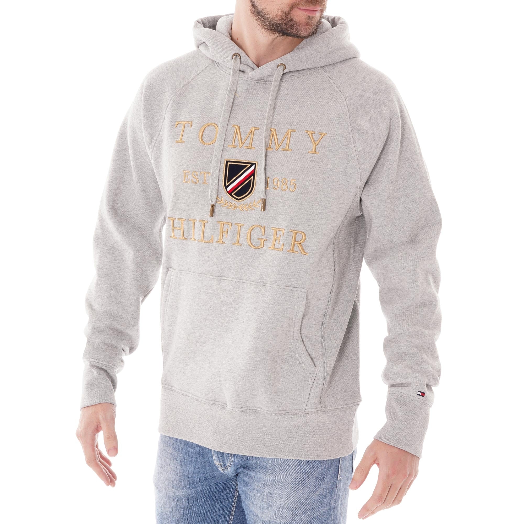 Tommy Hilfiger Icon Logo Hoody - Cloud