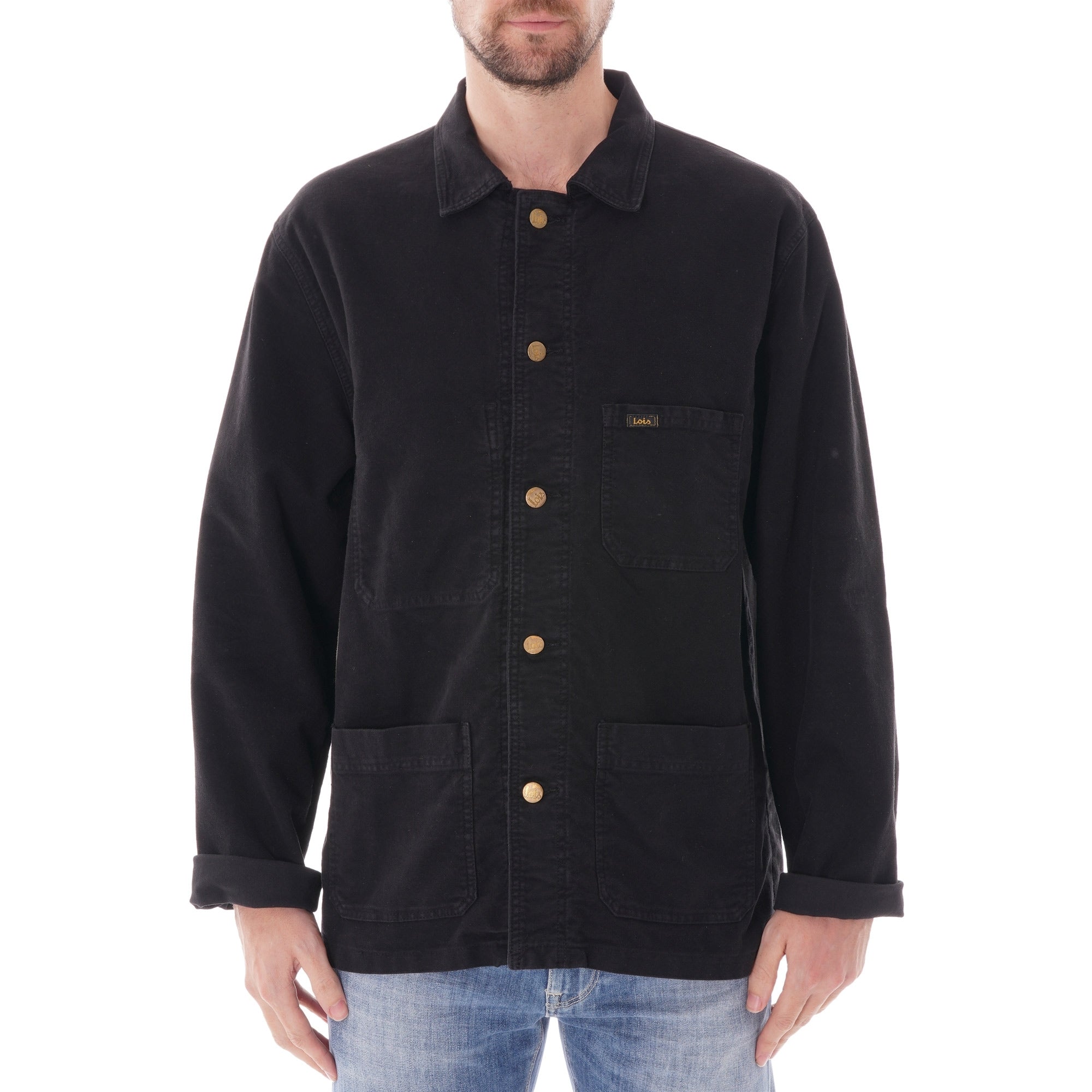 Lois Jeans New French Moleskin - Black