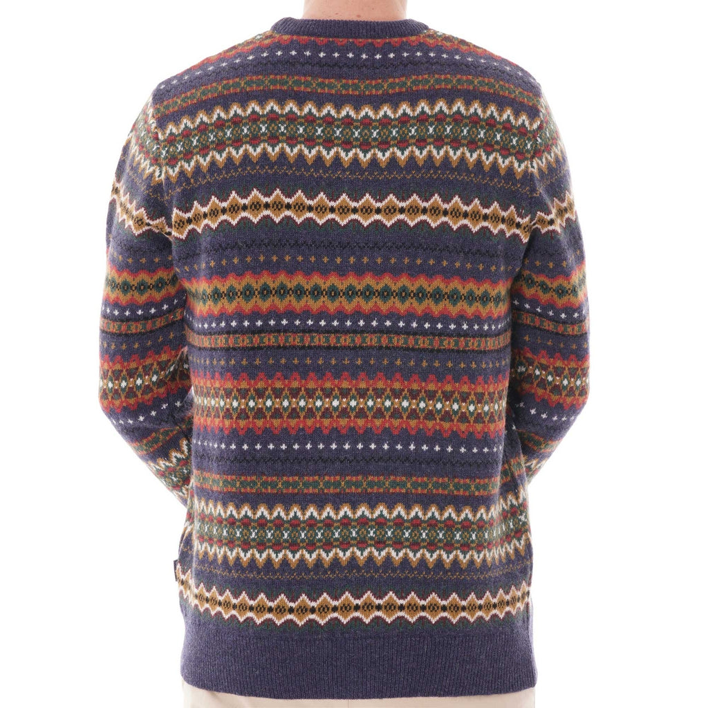 Barbour Fair Isle Crew - Navy