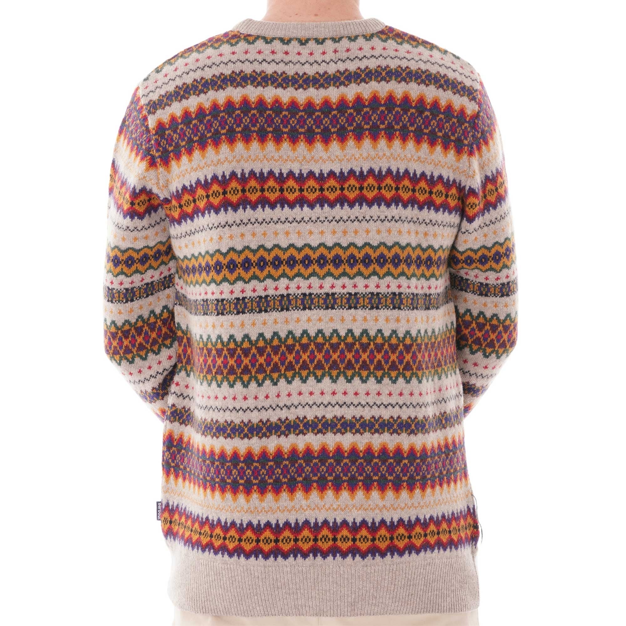 Barbour Fair Isle Crew - Stone