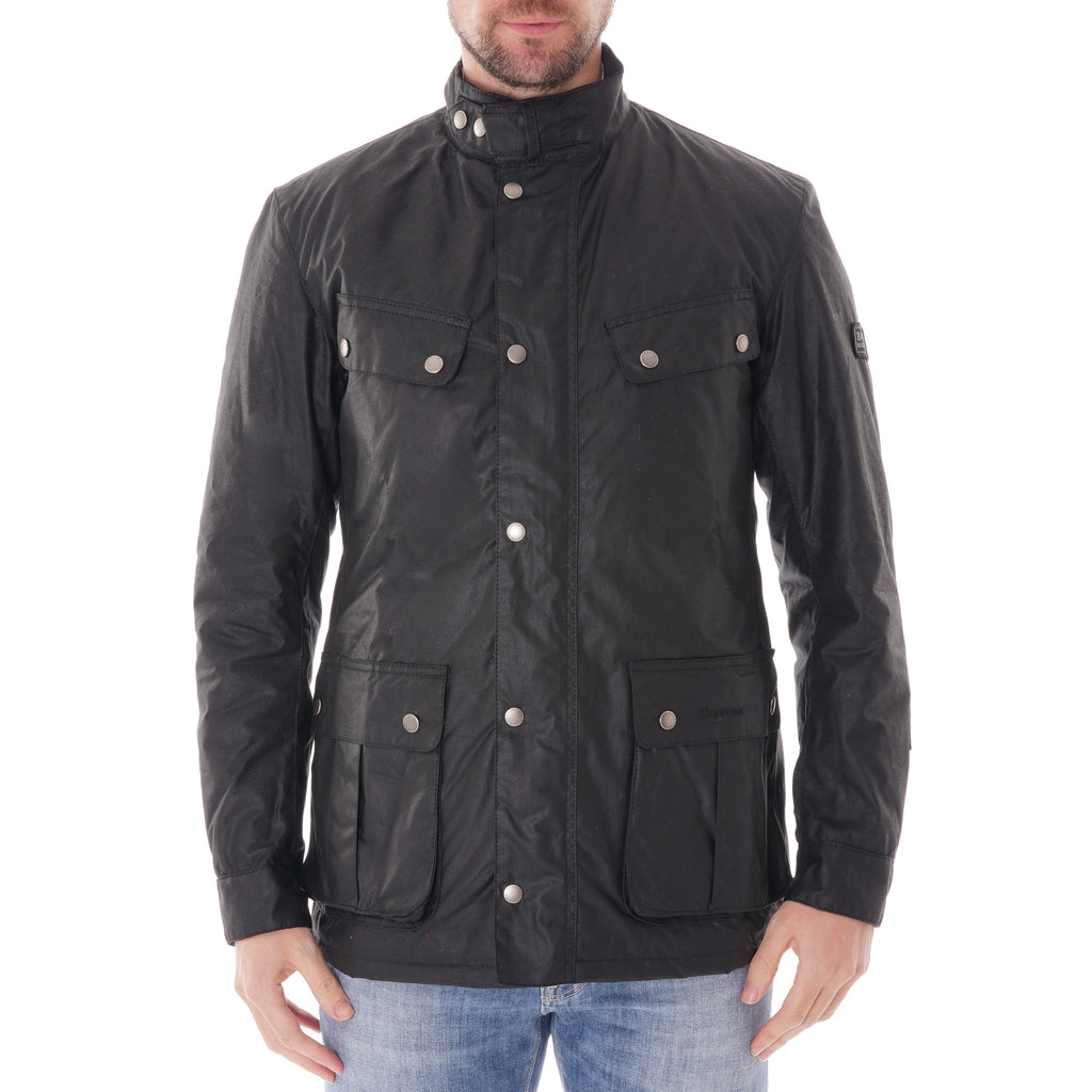 Barbour International Duke Wax Jacket - Black