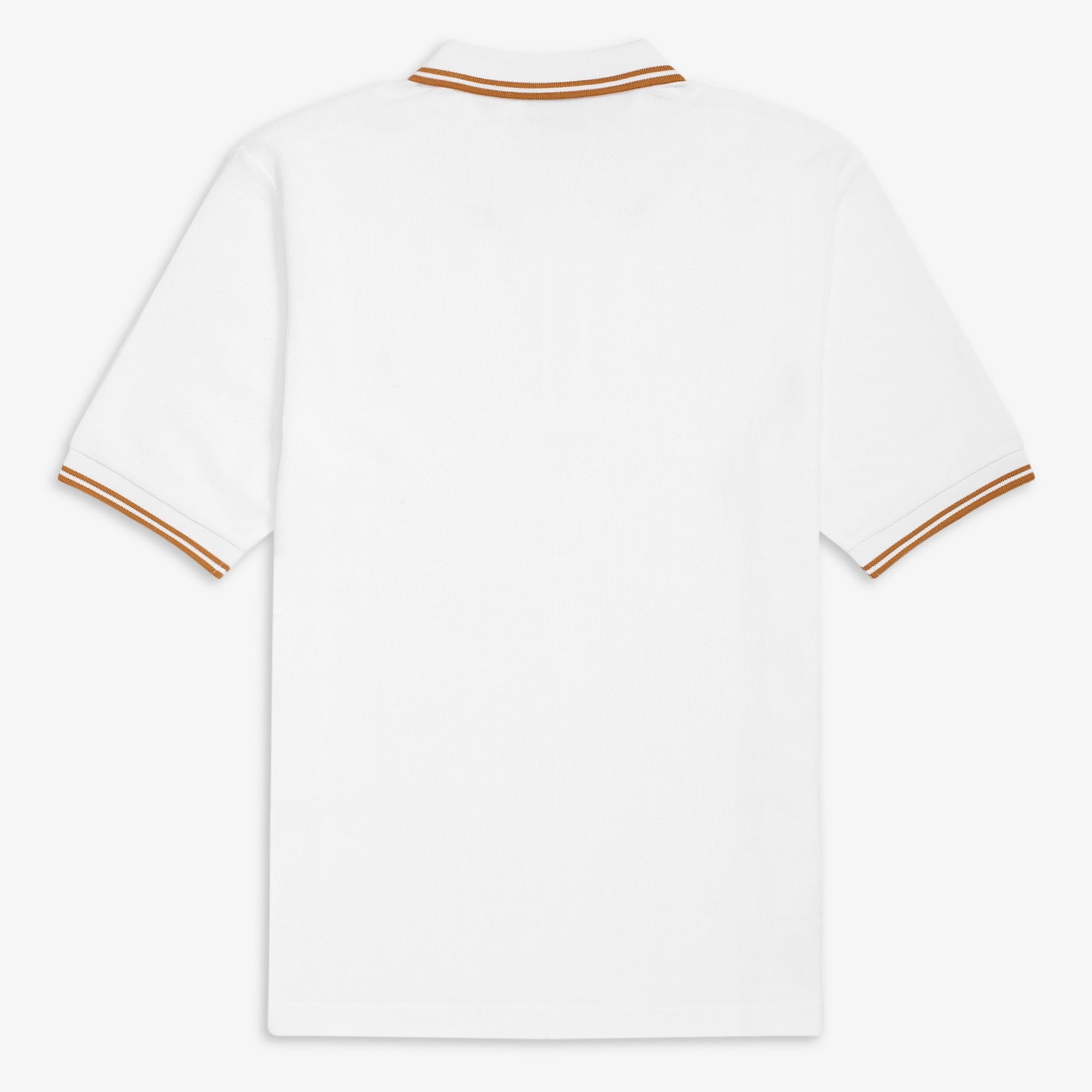 Fred Perry x Miles Kane Zip Textured Polo Shirt - White