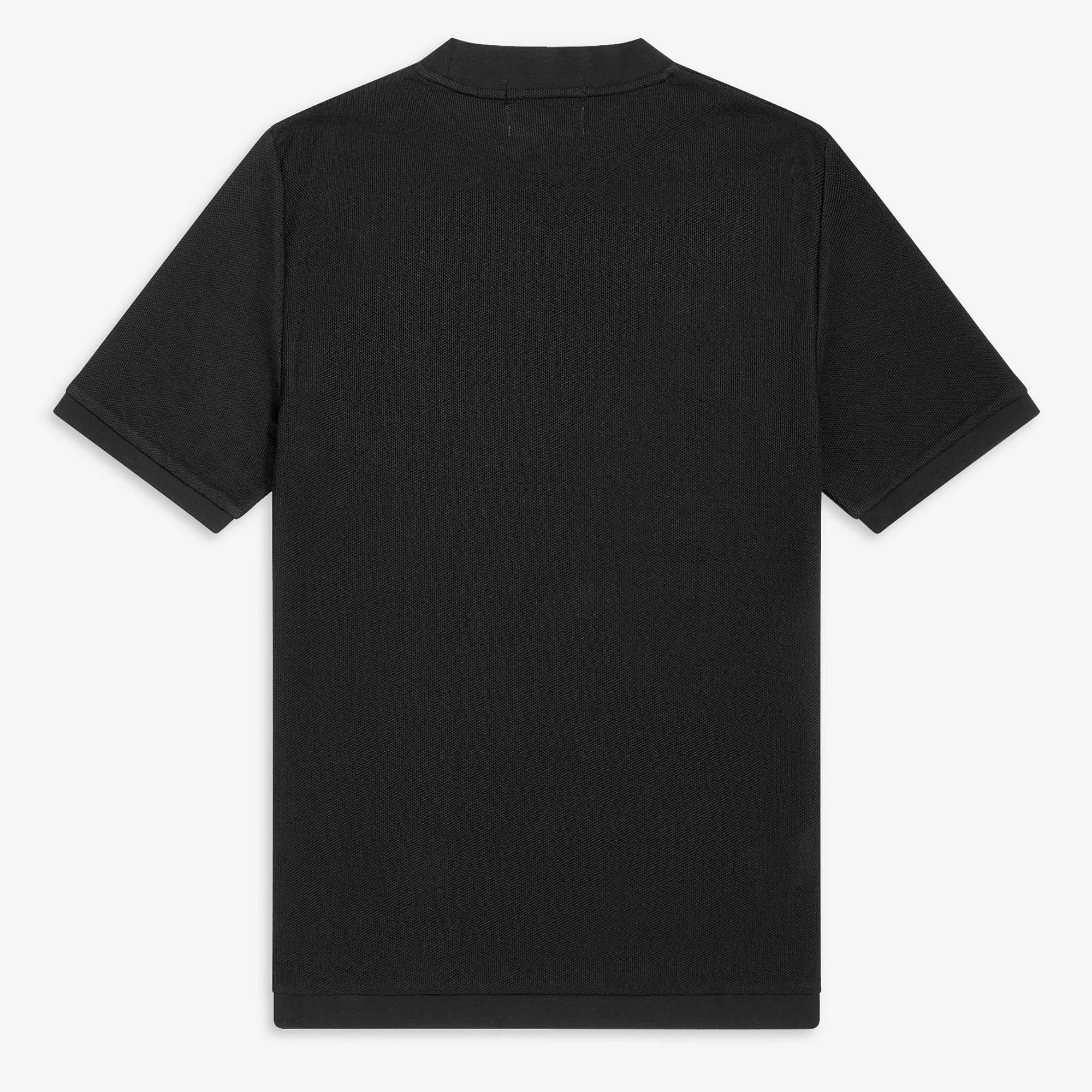 Fred Perry x Miles Kane Turtleneck Pique T-Shirt - Black