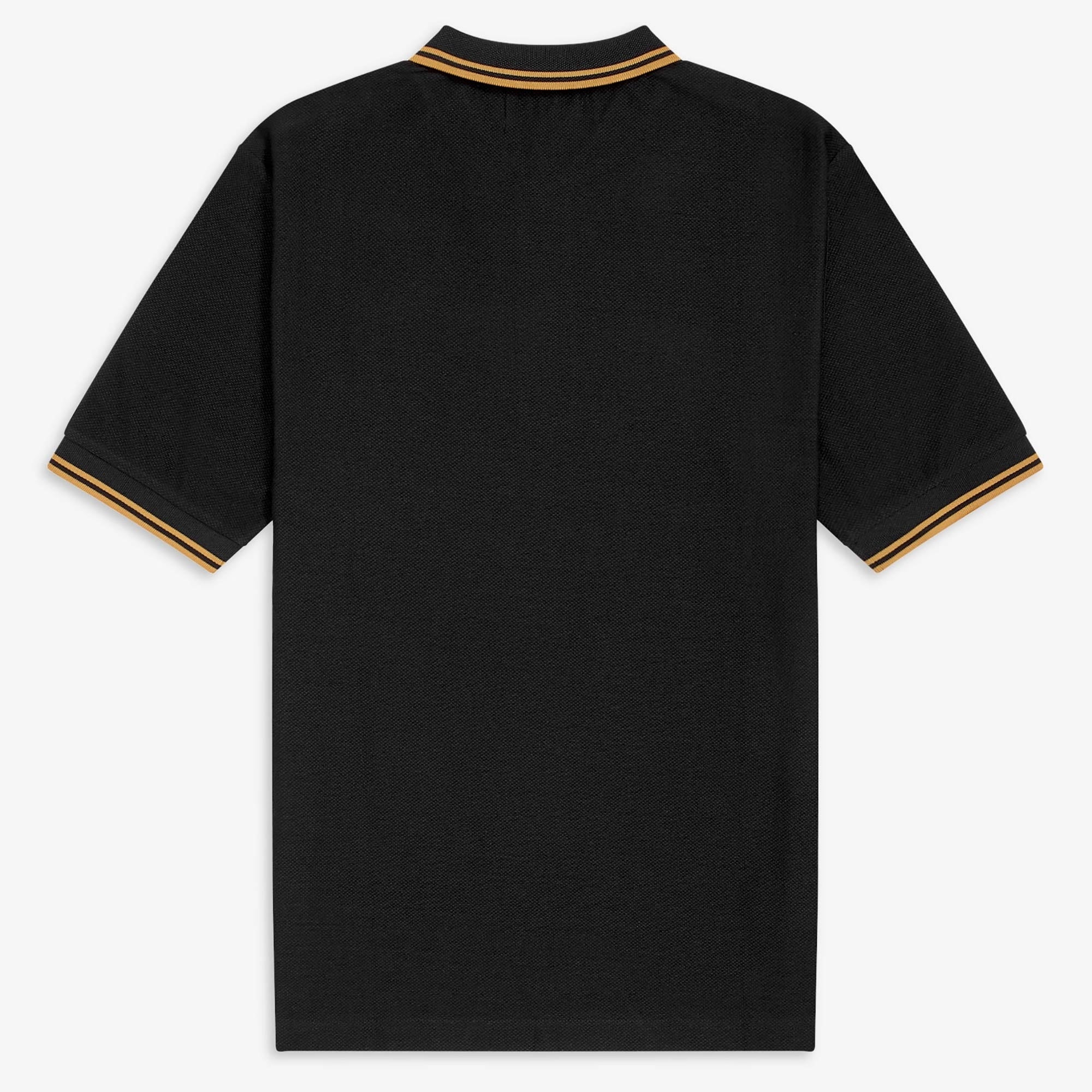Fred Perry x Miles Kane Textured Pique Polo Shirt - Black