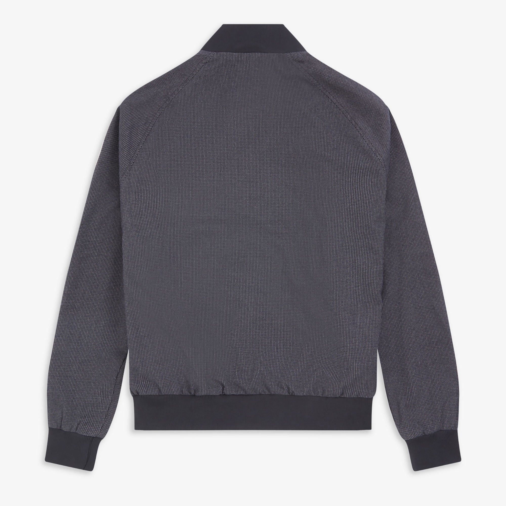 Fred Perry x Miles Kane Houndstooth Bomber Jacket - Gunmetal