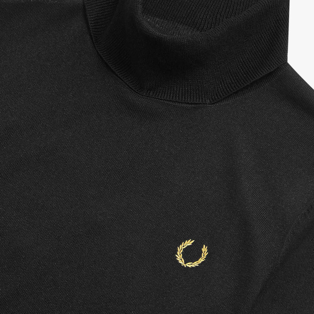 Fred Perry x Miles Kane Rollneck Jumper - Black