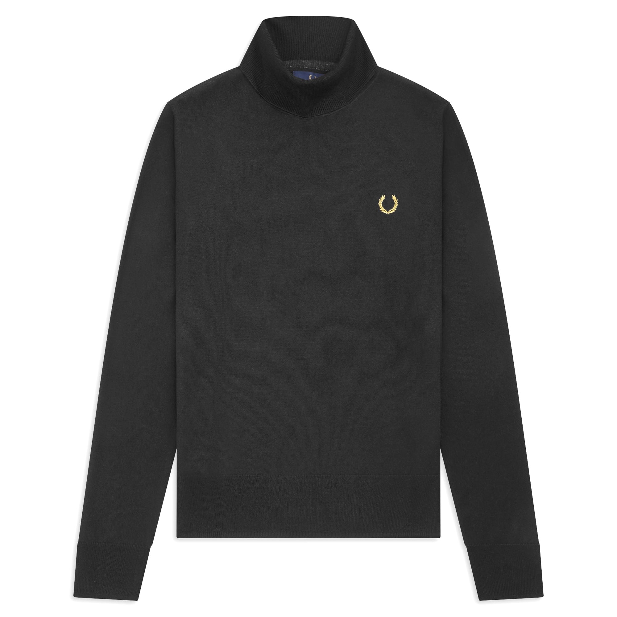 Fred Perry x Miles Kane Rollneck Jumper - Black