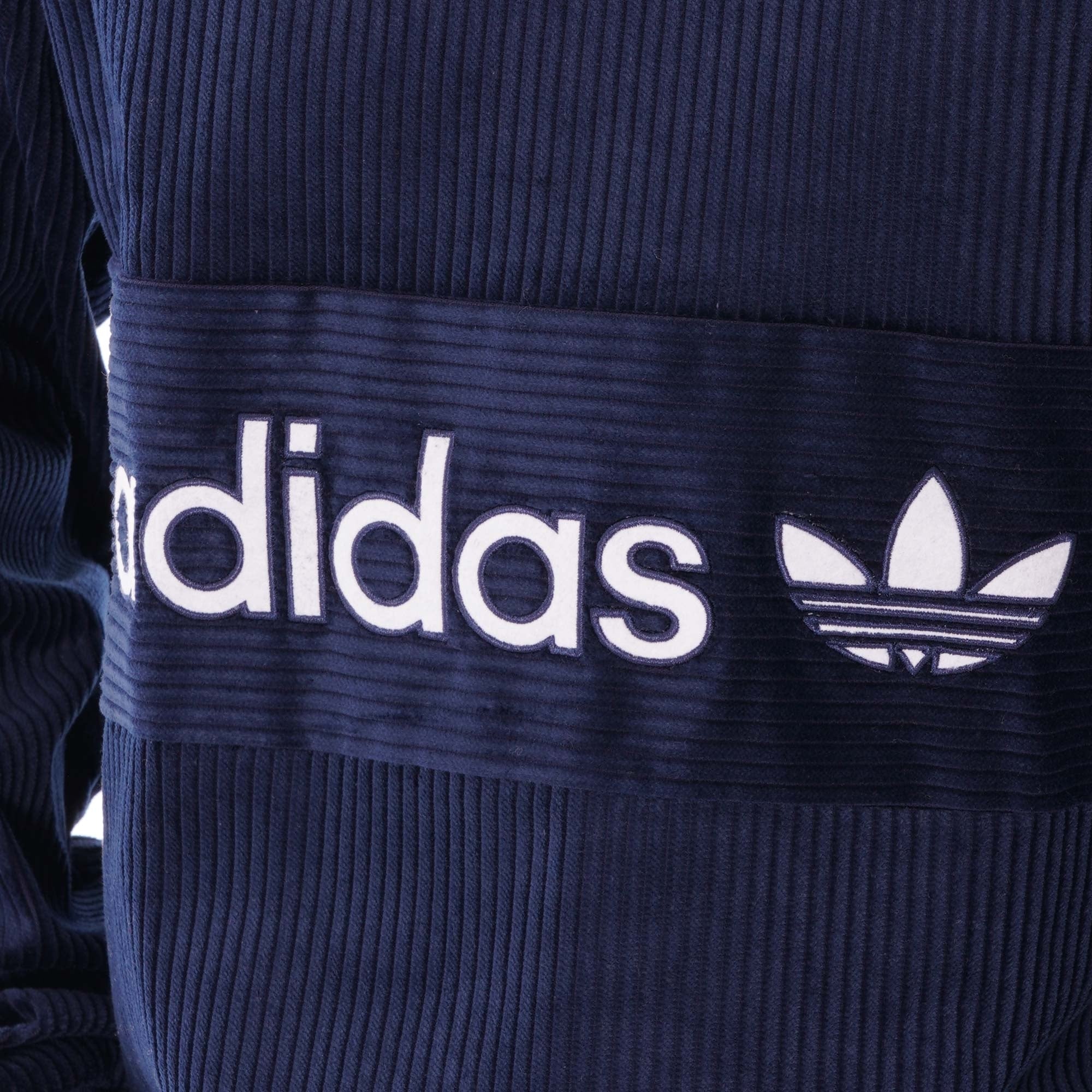 Adidas Originals Corduroy Sweatshirt - Night Indigo