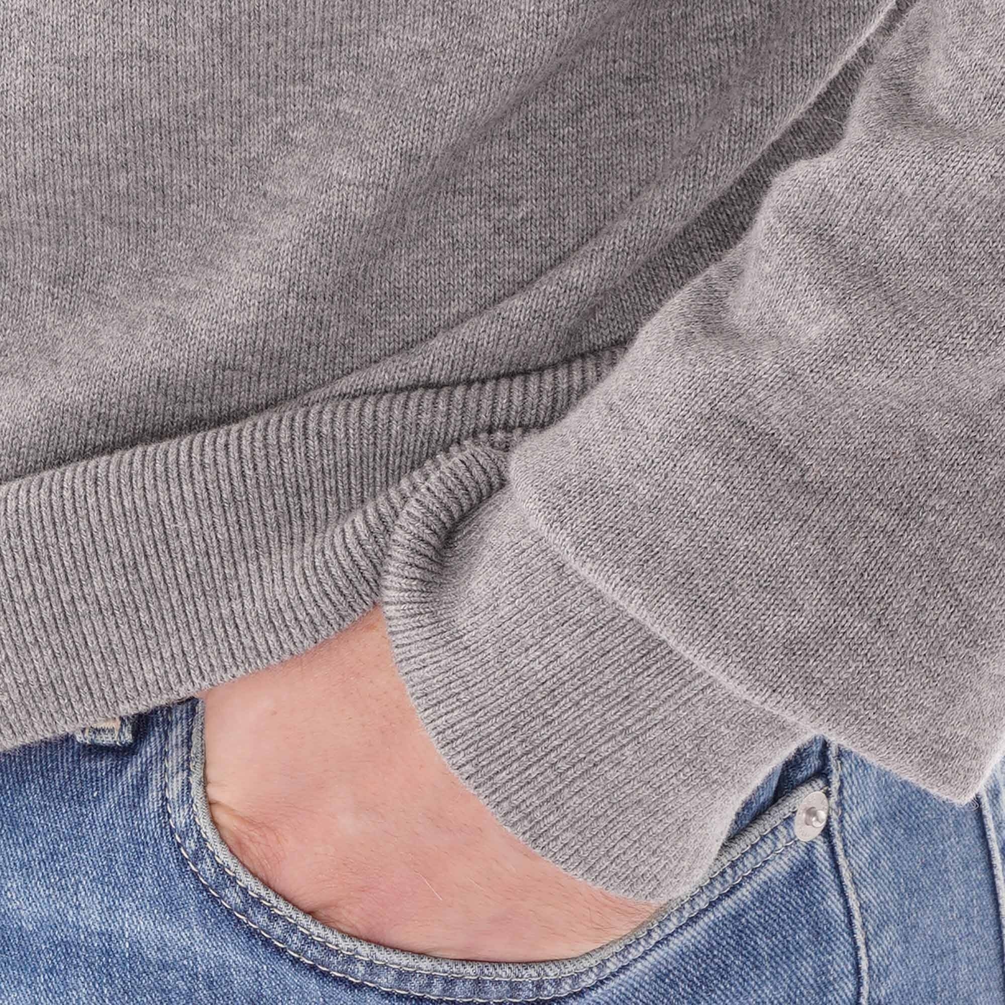 Tommy Hilfiger Half Zip Sweat - Silver
