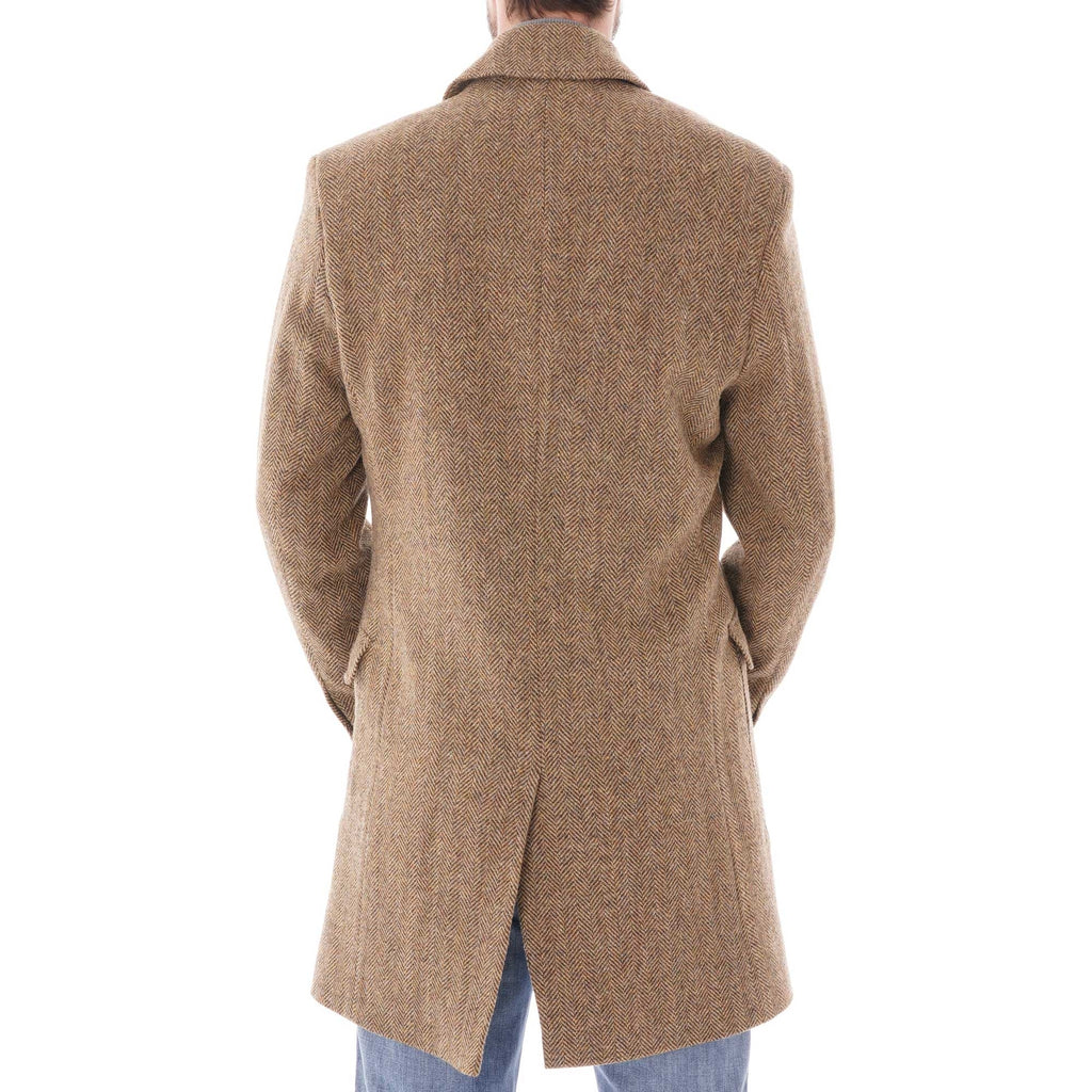 Gibson London Vintage Inspired Herringbone Coat - Gold