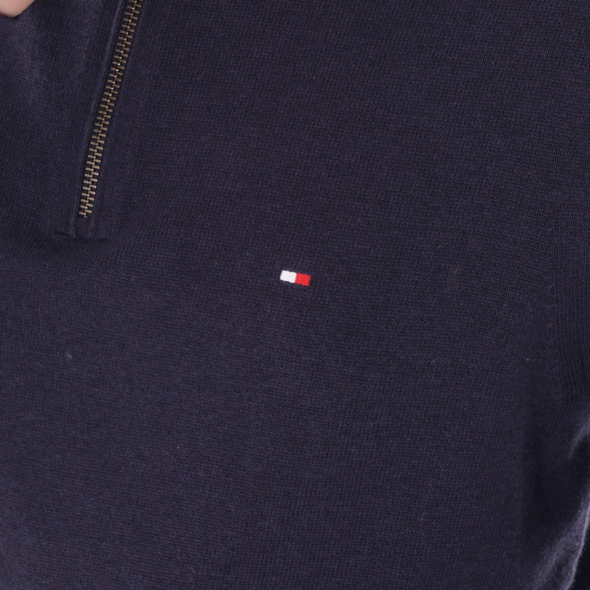 Tommy Hilfiger Half Zip Sweat - Sky Captain