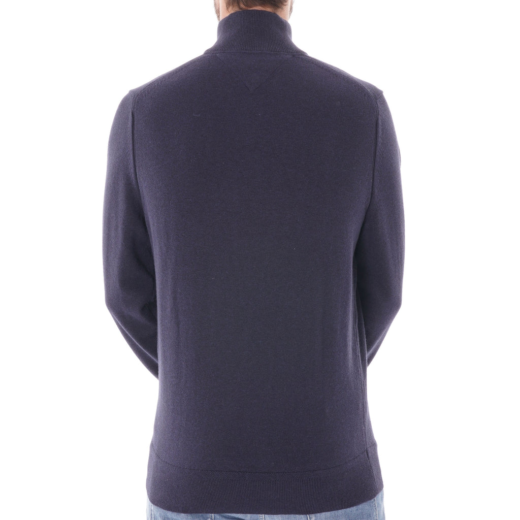 Tommy Hilfiger Half Zip Sweat - Sky Captain