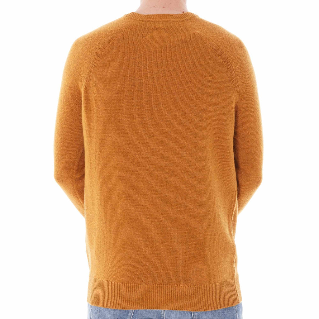 Barbour Beacon Lambswool Crew Neck Sweater - Copper