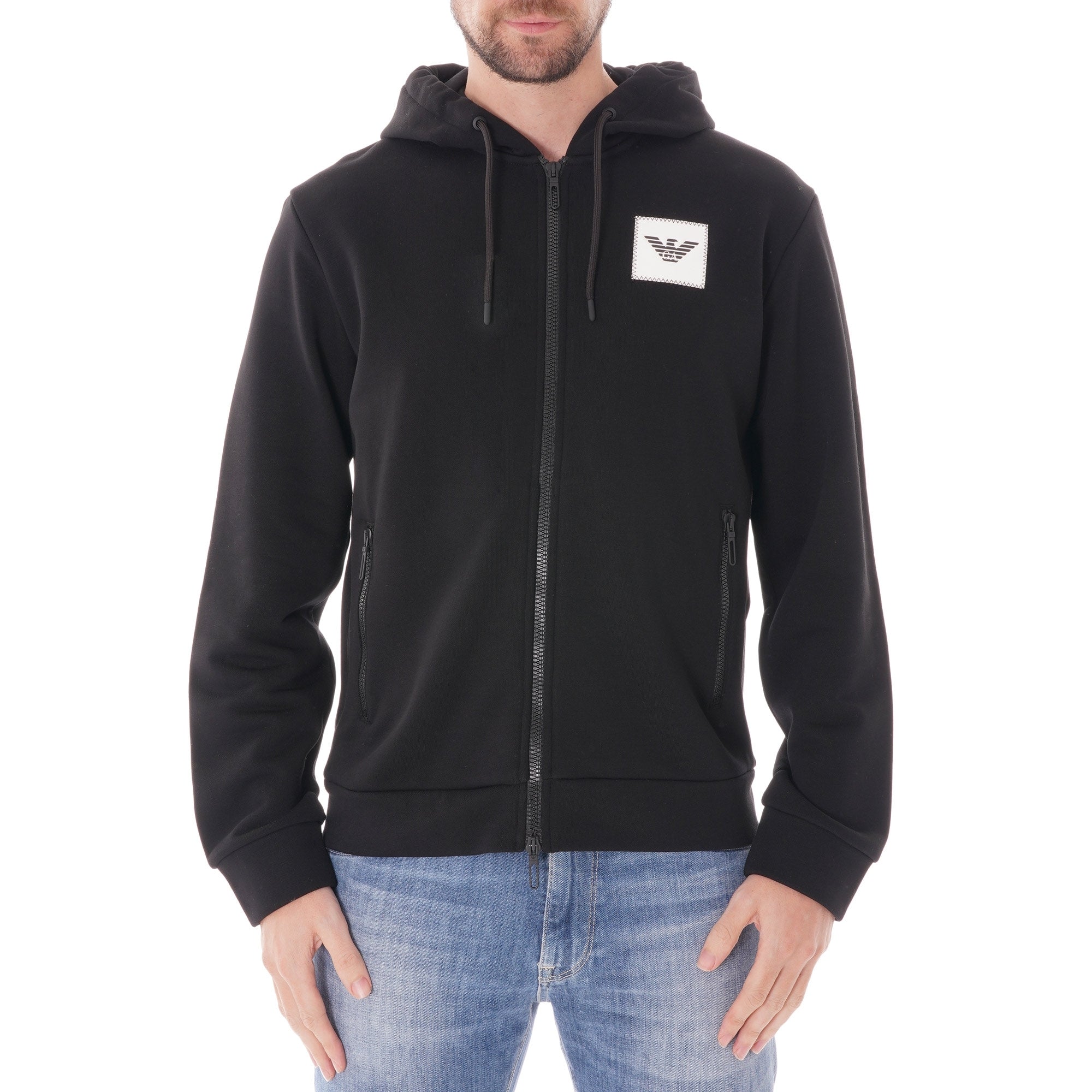 Emporio Armani Hooded Sweatshirt - Nero