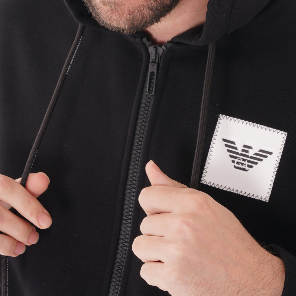 Emporio Armani Hooded Sweatshirt - Nero