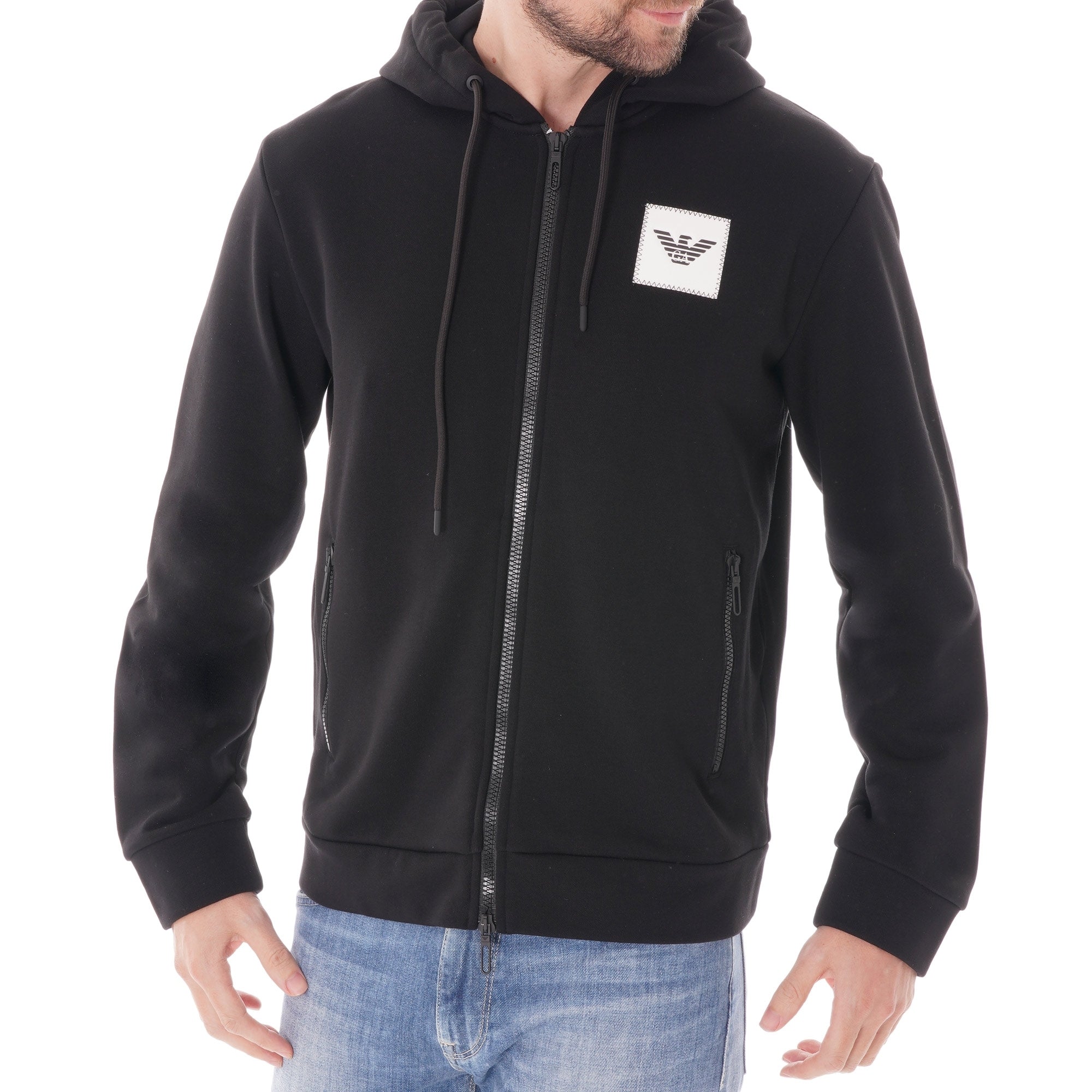 Emporio Armani Hooded Sweatshirt - Nero