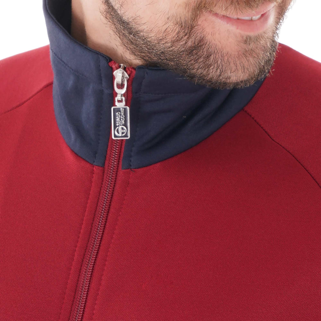 Sergio Tacchini Dallas Track Top - Merlot & Navy