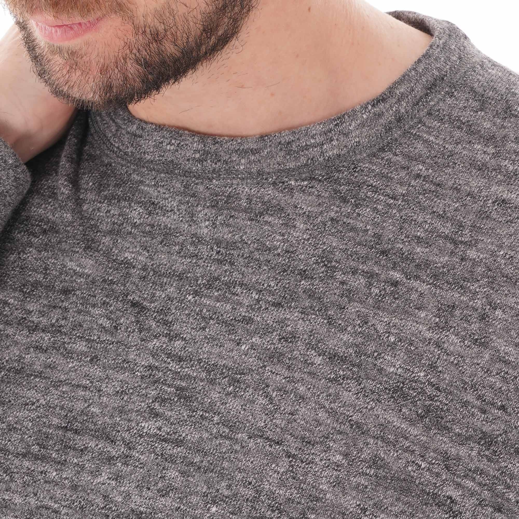 Naked and Famous Denim Slim Crewneck - Charcoal