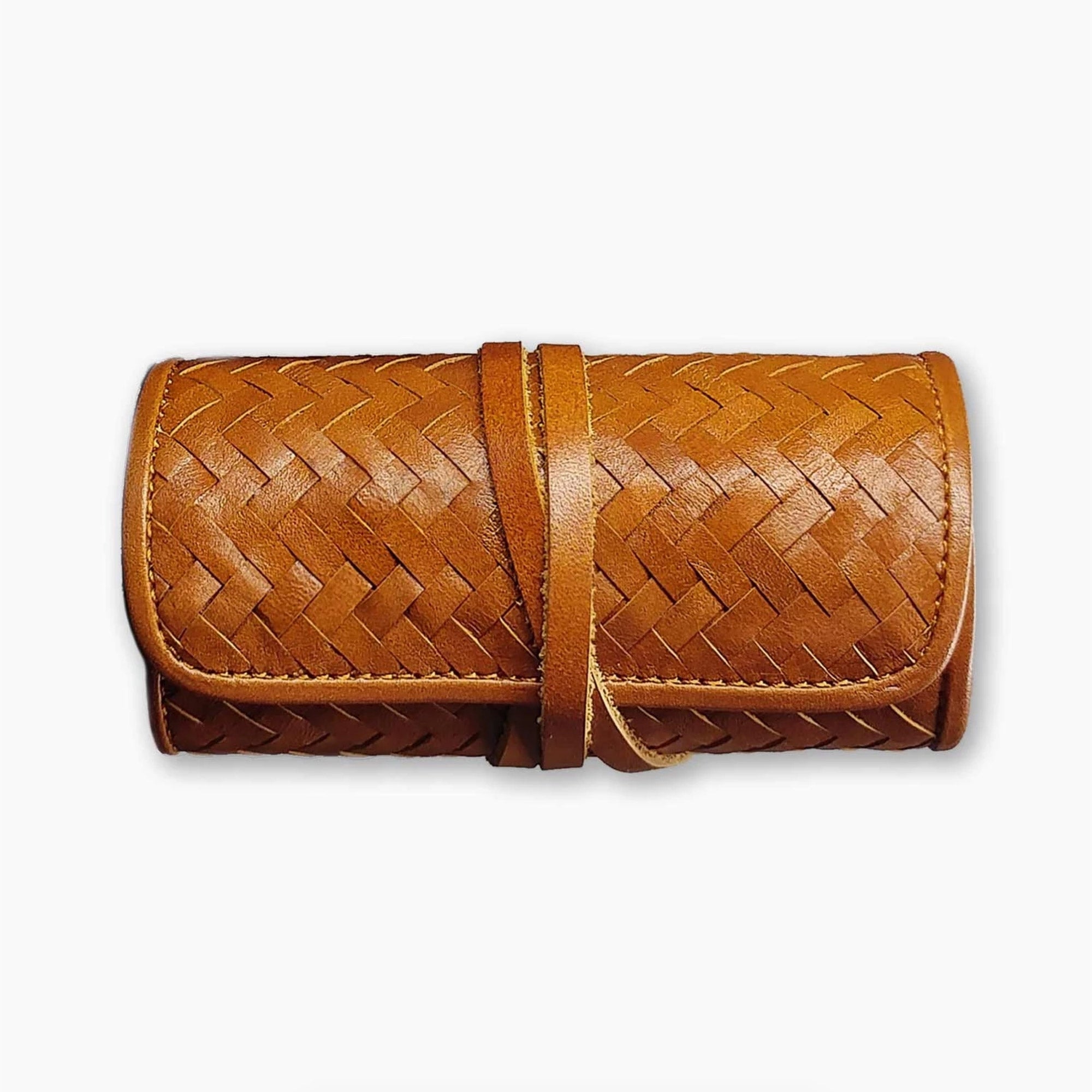 MANTIDY Herringbone Grooming Roll - Tan