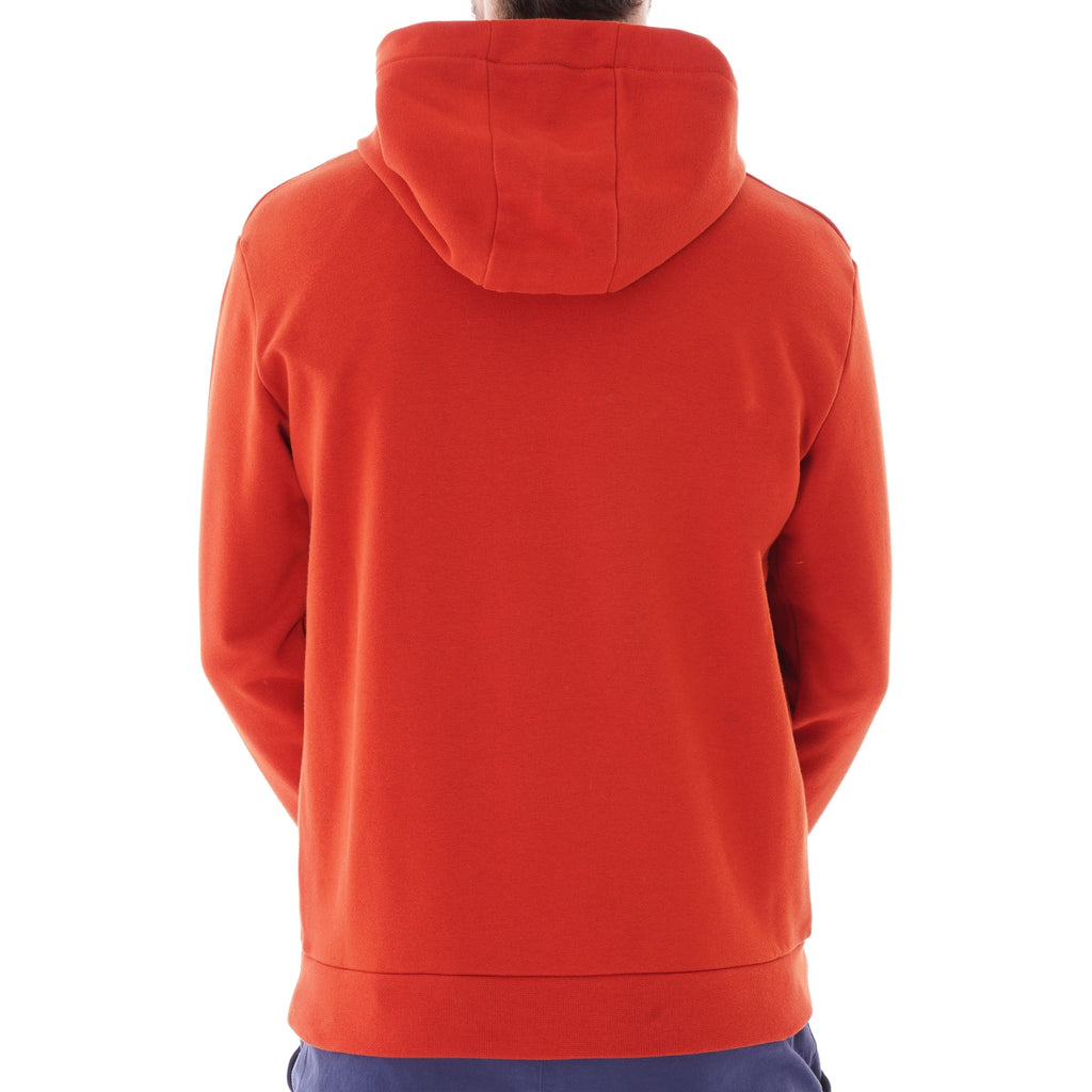 Emporio Armani Hooded Sweatshirt With Embroidered Eagle - Ginger