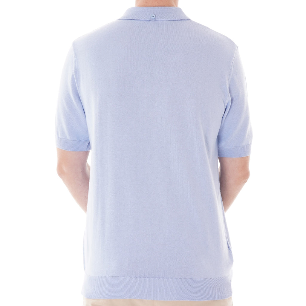Fred Perry Reissues Cable Knit Shirt - Sky