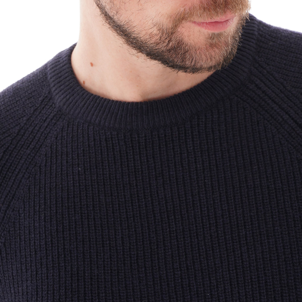 Barbour Manor Crew Neck - Navy