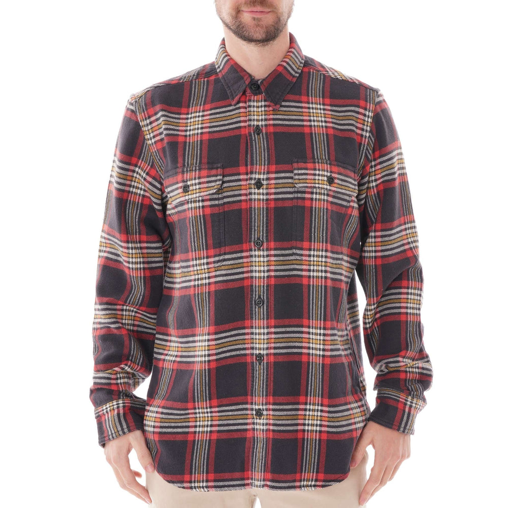 Filson Flannel Work Shirt - Red & Black