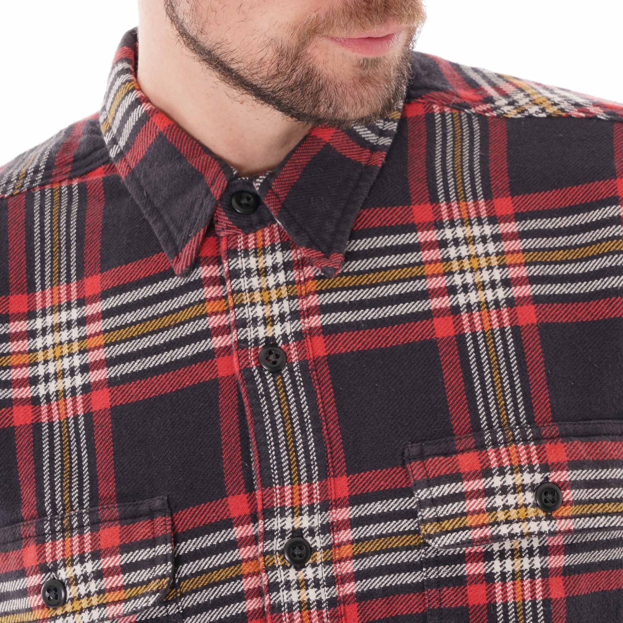 Filson Flannel Work Shirt - Red & Black