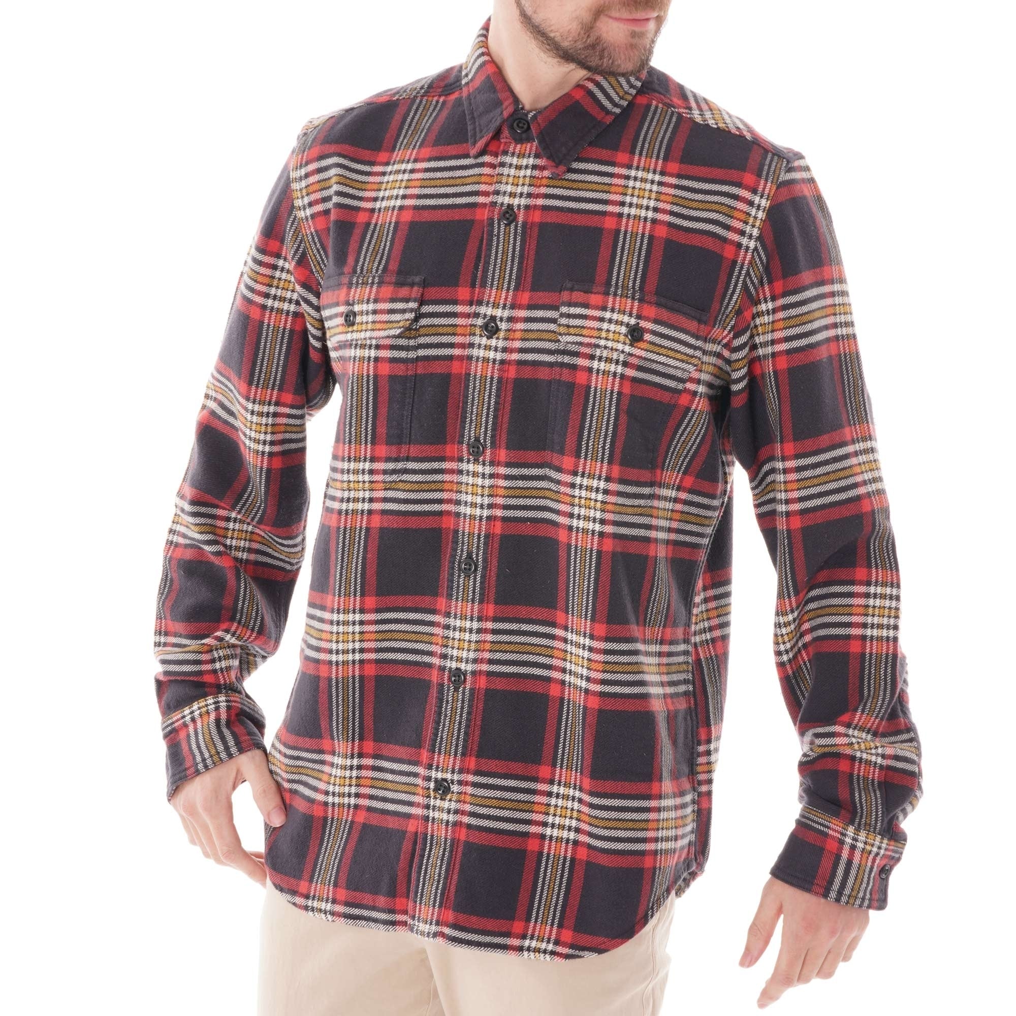 Filson Flannel Work Shirt - Red & Black